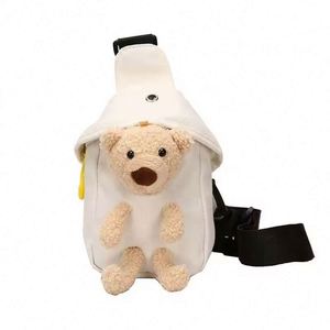 Free Sample <b>bear</b> crossbody canvas bag fashion shoulder bag female cartoon <b>cute</b> wholesale - Product Image 2