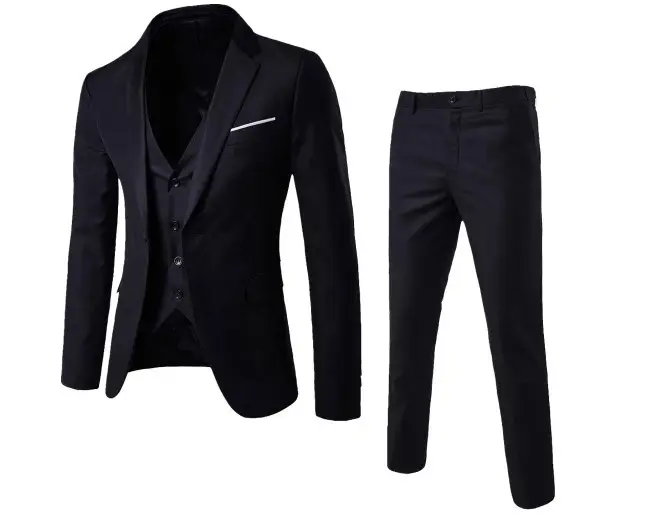 Costume de mariage pour homme, ensemble trois pièces, coupe Slim, Design pantalon, 2022