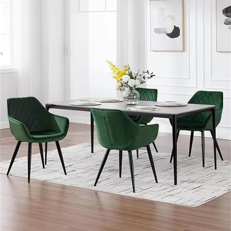 Dining Table Chairs Set Luxury Modern