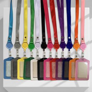 Cordon rétractable personnalisé avec logo, en polyester, pour porte-badge d'employé, vente en gros - Product Image 2