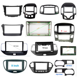 Android Dvd Car Player Radio <span class=keywords><strong>Video</strong></span> Bracket Cố Định Bảng Điều Khiển Giao Diện Bảng Điều Khiển Stereo Adapter Kit Khung Nhựa 9Inch Và 10Inch - Product Image 2