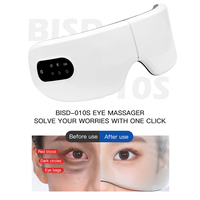 Masseur oculaire 4D à pression d'air avec chaleur et vibrations, masque intelligent pour soulager la fatigue oculaire, pétrissage par roulement