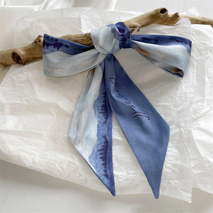 Diadema Elegante <span class=keywords><strong>de</strong></span> Doble Cara Estilo Dunhuang, Bufanda Decorativa <span class=keywords><strong>de</strong></span> Primavera y Otoño en Estilo Chino, Larga y Elegante, Hecha <span class=keywords><strong>de</strong></span> Poliéster - Product Image 4