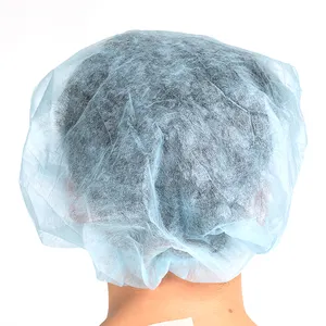 bouffant saç ağları elastik Suppliers-2021 sıcak satış tek kullanımlık olmayan dokuma şerit klip şapka kabarık golf sopası kılıfı saç Net cerrahi doktor şapka yuvarlak şapka