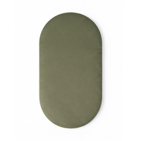 Draps de lit pour bébé avec logo personnalisé, toucher doux, jersey de bambou, drap-housse pour berceau, style crèche, draps de lit pour nouveau-né