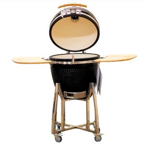 Grill <span class=keywords><strong>Kamado</strong></span> en céramique pour la cuisine en plein air, très vendu, avec réglage possible, fabriqué en céramique - Product Image 2