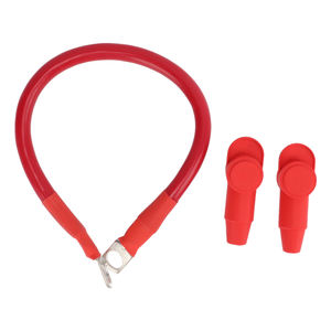 Cable de tierra 4AWG, resistente, suave, resistente al desgaste, resistente a altas temperaturas, cable de batería para caravanas, barcos, coches, color rojo - Product Image 2