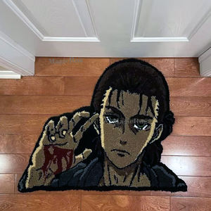 Vente chaude personnalisé dessin animé garçon personnage Anime tapis tufté tapis et ensembles avec taille personnalisée paillassons tapis - Product Image 4