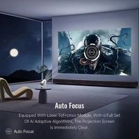 Proyector Portátil con Batería, 4k, Android, Home Theater, Enfoque Automático, Mini Proyector Inteligente, Wi-Fi, Video, Proyector de Datos