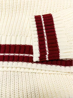 Pull en tricot décontracté pour homme avec logo personnalisé OEM&ODM, 100% coton, jacquard, design numérique, pull en tricot ample