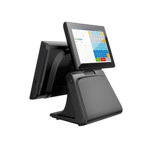 15.6 inch kép màn hình cảm ứng tiền mặt đăng ký tất cả trong một Android POS Máy in POS + Hệ thống cửa sổ POS tablet với máy in - Product Image 3