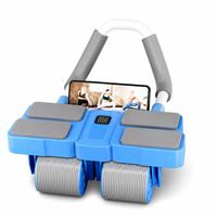Nouvel appareil de fitness créatif à roue à rebond automatique, support de coude en ABS, multifonctionnel, unisexe, pour entraînement abdominal à domicile