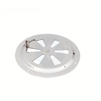 Nouvelle aération ronde à persiennes de 5 pouces avec bouton latéral réglable en acier inoxydable 316 poli miroir pour bateau et yacht
