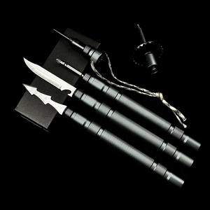 Bastón táctico <span class=keywords><strong>de</strong></span> supervivencia para exteriores, bastón multiherramienta para senderismo, equipo <span class=keywords><strong>de</strong></span> Camping, personal - Product Image 4