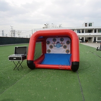 Stand de jeu de tir gonflable en PVC de qualité commerciale, jeu interactif personnalisé pour événements et locations de fêtes