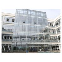 Mur-rideau en verre à économie d'énergie Prima, double vitrage, réfléchissant, en aluminium, pour villa et hôtel