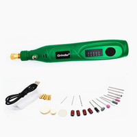 Mini perceuse électrique à vitesse variable à 5 vitesses, batterie au lithium rechargeable, cordon de charge USB, sans fil pour