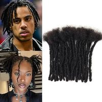 Dreadlocks Rasta pas chers pour homme, extensions de cheveux humains afro crépus, dreadlocks naturelles pour femme