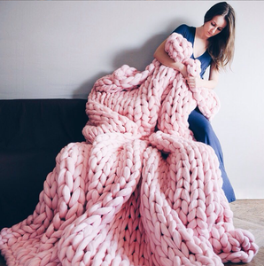 ผ้าห่มกำมะหยี่ถักลายสก๊อตแบบวินเทจ - Product Image 5