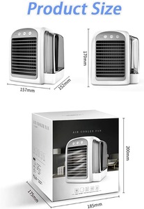 Mini-refroidisseur d'air USB, ventilateur de bureau, humidificateur portable à 3 vitesses - Product Image 2