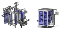 Machine automatique de remplissage et de scellage de glaçons de 250g à 5000g