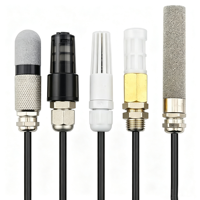 Sensor Suhu dan Kelembapan SHT30 DHT30 dengan Output I2C RS485, Pengukur Kelembapan untuk Pertanian Rumah Kaca, Dilengkapi Pelindung Sensor
