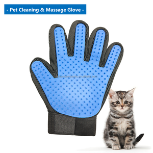 <b>Pet</b> Grooming Glove - Deshedding Brush for Dogs Cats, Gentle Hair Remover & Massage Mitt - Product Image 1