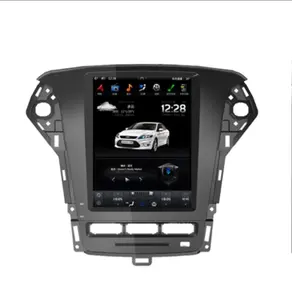 10.4" screen dashboard replacement android GPS monitor dvd player for Ford Mondeo 2007-2013 with android-auto canbus