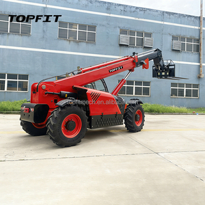 Chargeuse sur pneus télescopique TOPFIT TR750 5 tonnes Euro5 91KW avec boîte de vitesses à roulements Yuchai, moteur haute efficacité et commande de pompe pour extension de déplacement - Product Image 5