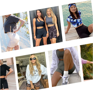 Custom 4" High Waisted Biker <strong>Shorts</strong> With Pocket for Running <strong>Cycling</strong> Super Soft Workout Yoga <strong>Shorts</strong> for <strong>Women</strong> - Product Image 5