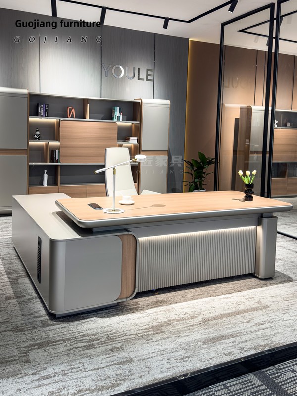 Light Luxury High End Wood Office