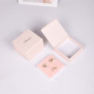 SUNNY PACK - <span class=keywords><strong>Caja</strong></span> de Joyería Magnética Rosa Bebé <span class=keywords><strong>con</strong></span> Bolsa de Papel, Empaque de Regalo Suave <span class=keywords><strong>con</strong></span> Logotipo Personalizado <span class=keywords><strong>para</strong></span> Joyas y Recuerdos de Boda - Product Image 3