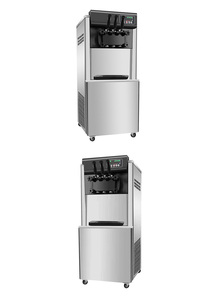 Machine à glaces et sorbets entièrement automatique avec corps en acier inoxydable épaissi <span class=keywords><strong>pour</strong></span> la fabrication de cornets et de glaces molles - Product Image 4