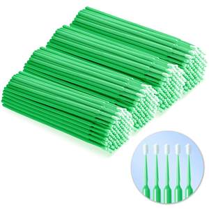 100pcs Disposable Eyelash Microbrushes Portable <b>Individual</b> <b>Lash</b> Removing Applicator Tool - Product Image 6