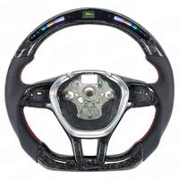 Volant en fibre de carbone forgé avec LED personnalisées pour Volkswagen VW Golf MK7 Jetta 7.5 Mk6 GTD GTE Polo GTI CC Passat Tiguan