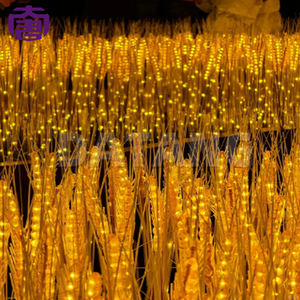 Nouveauté 2025 : Lumières LED décoratives lumineuses en forme d'épi de blé pour aménagement paysager, allées de villas, jardins, parcs et pelouses - Product Image 3