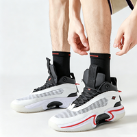 Chaussettes de sport en nylon/coton tricotées, absorbant la transpiration, avec logo personnalisé, pour le cyclisme et la course à pied, vente en gros
