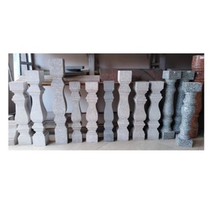 Pierre de granit rose ou blanche,, vente en gros, <span class=keywords><strong>pas</strong></span> <span class=keywords><strong>cher</strong></span>, panneau d'escalier, <span class=keywords><strong>terrasse</strong></span>, balcon, <span class=keywords><strong>balustrade</strong></span> sans pilier poli, prix - Product Image 1