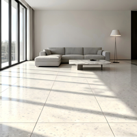 Revêtement de sol en terrazzo de luxe, dalle de terrazzo en pierre naturelle, décoration d'escalier et de sol pour villa