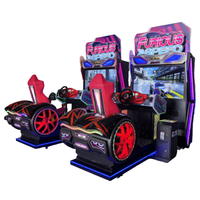 Machine de jeu d'arcade de course automobile à monnayeur, simulateur d'amusement intérieur