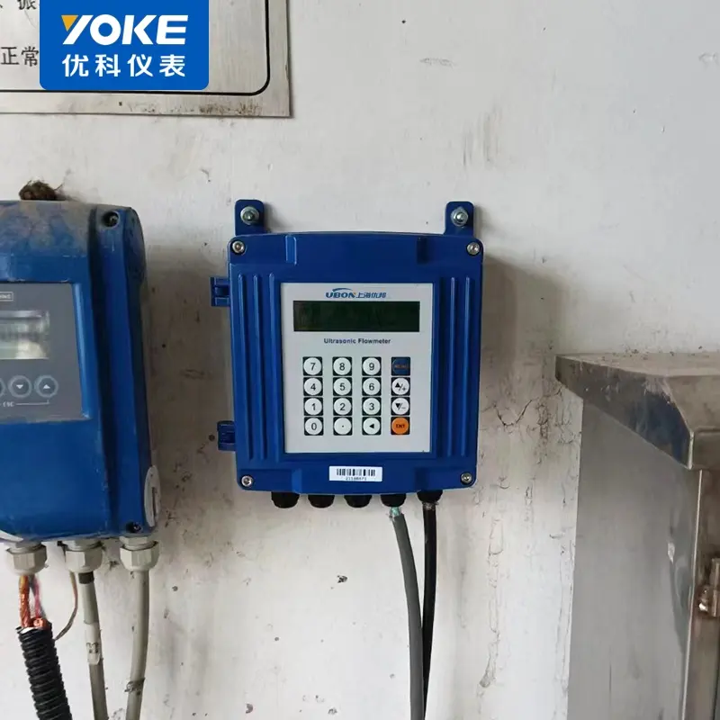 RS485 modbus ướp lạnh nước siêu âm Flow Meter giá tốt nhất siêu âm Flow Meter Trung Quốc Bracket cảm biến siêu âm lưu lượng kế