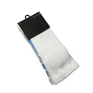 SASPORTS LEAGUE Unisex Knitted 100% Cotton Anti-Bacterial Digital Printed Crew <b>Socks</b> for Football & <b>Running</b> Cuff Logo Adult Size - Product Image 3