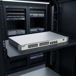 RG-NBS5100-24GT4SFP Commutateur Ethernet géré L2 L3 24 ports SFP en rack pour les réseaux d'entreprise, de vidéosurveillance et de campus - Product Image 1