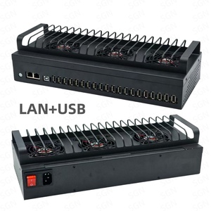 ฮับ USB 20 พอร์ต สถานีเชื่อมต่อโทรศัพท์แอนดรอยด์ กล่องควบคุม OTG อีเธอร์เน็ต กล่องควบคุมแบบกลุ่ม ระบบจัดการรวม กล่องโทรศัพท์สำหรับฟาร์ม - Product Image 1