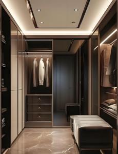 Armarios modernos ligeros de lujo de MDF, guardarropa portátil y plegable, muebles para dormitorio y sala de estar para uso doméstico o de hotel - Product Image 6