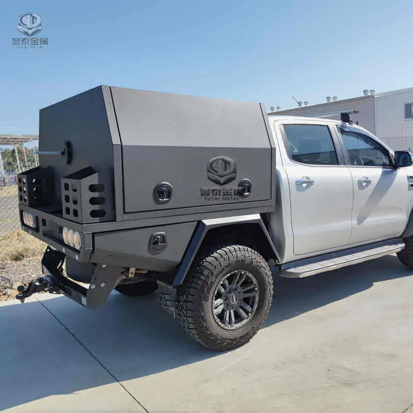 Custom double cab removable ute canopy custom canopy with 3 doors