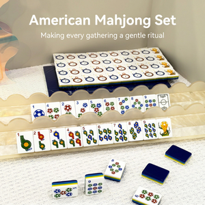 Tuiles de Mahjong en plastique sur le thème du sport moderne, portables, prêtes à être expédiées - Product Image 6