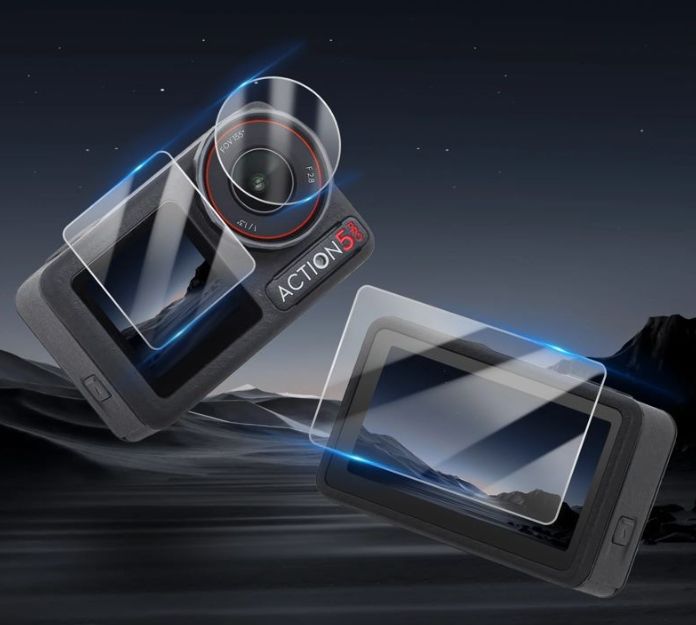 Hongdak Factory for DJI Osmo Action 5pro Tempered Film Screen Protector Camera Lens Glass Film Accessories