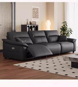 Sofá Modular Seccional de Cuero Estilo Urbano Chic, Ecológico, Relleno de Esponja, para Sala de Estar, Venta al Por Mayor - Product Image 3