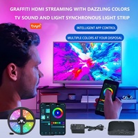 Vente en gros de lumières de jeu ambiantes Dream Screen Fancy Sync Box, rétroéclairage LED pour PC et TV, pour téléviseurs de 55 à 65 pouces